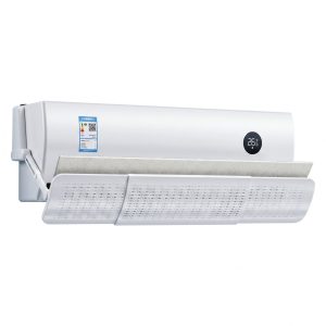 Deflector pentru Aer Conditionat, Flippy, Model Standard, Universal, Ajustabil la 180 Grade, pentru Aer Rece si Cald, Alb