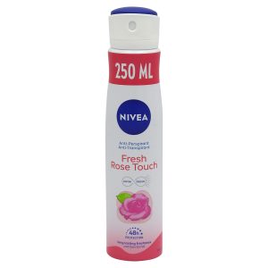 Antiperspirant Deodorant, Nivea, 250 ml Fresh Rose Touch