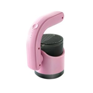 Aparat Pentru Curatat Scame, Par Si Praf, Flippy, cu LED, Pentru Diferite Tipuri De Material, Cu Lame Din Otel Inoxidabil, Compartiment de Depozitare, Maner Reglabil, 11x10.5x8.7 cm, Roz