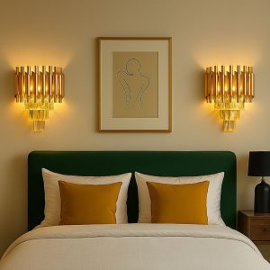 Aplica Candelabru Cristal VERSAILLES Piccolo, 2xE14, Auriu