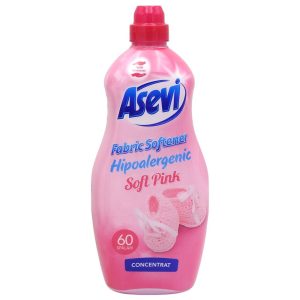 Balsam Concentrat pentru Rufe, Asevi, 1.5 L, Talco Rosa 60 spalari