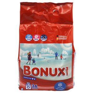 Bonux Detergent Automat 3in1 2.34 kg Polar Ice Fresh 36 spalari