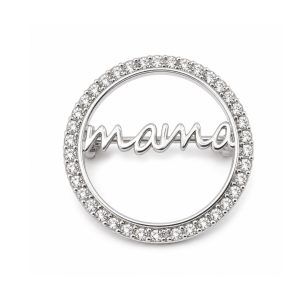 Brosa Argint 925 Mama cu Zirconii