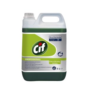 CIF Professional Dishwasher Extra Strong Lemon – Detergent pentru Spalarea Manuala a Vaselor, cu Lamaie 5 L