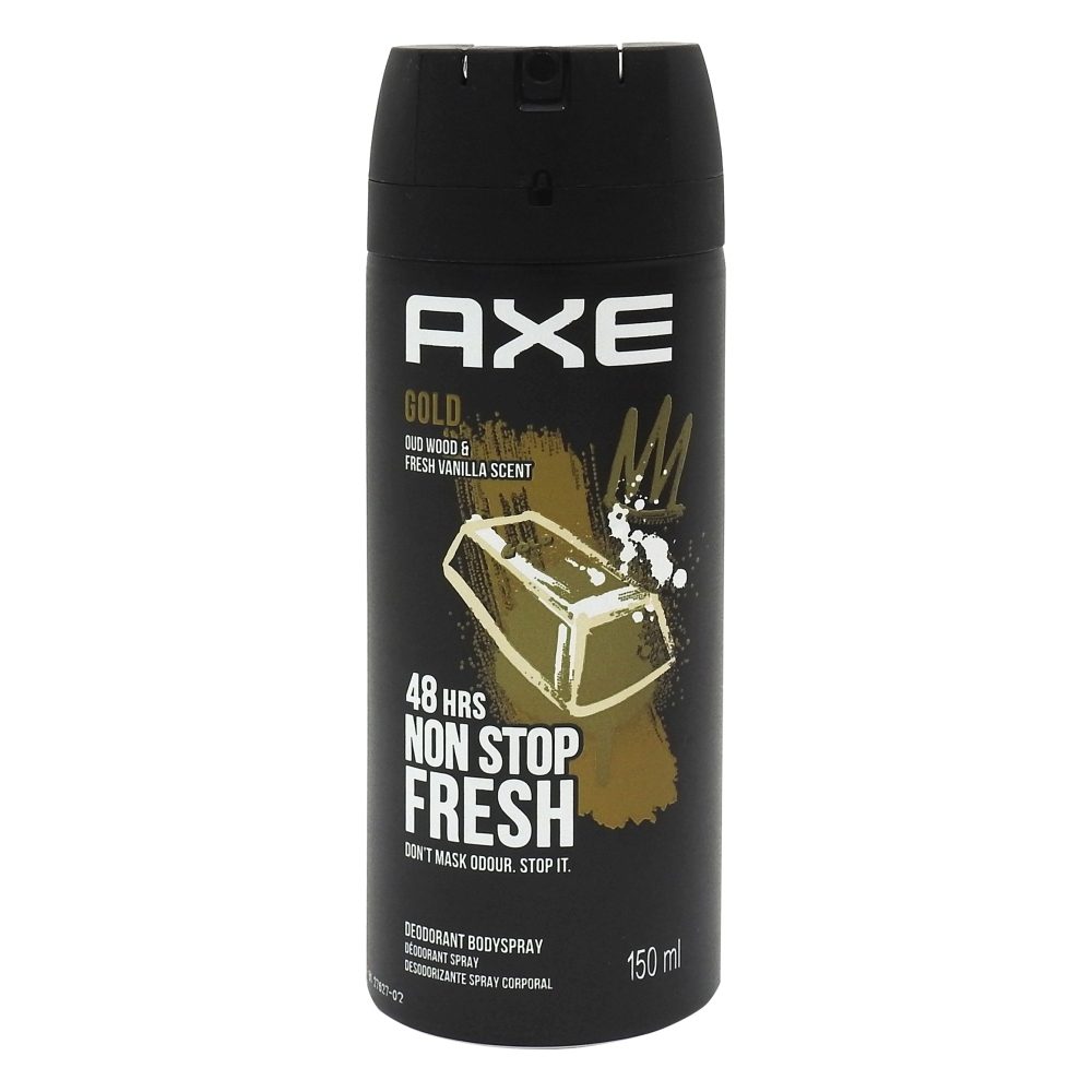 Deodorant, Axe, 150 ml Men Gold Oud Wood si Dark Vanilla