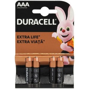 Duracell Baterii R3 Aaa 4 buc