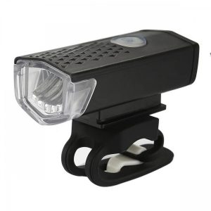 Far cu LED proiector pentru bicicletatrotineta, Flippy, reincarcabil, cablu USB inclus, 3 moduri de lumina, IPX4, Negru, 6.5x2.9x2.3 cm