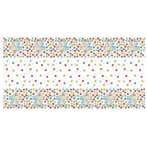 Fata de Masa Dreptunghiulara, Flippy, Colectia LA MULTI ANI, 137 x 274 cm, din Plastic PE, Impermeabila, Multicolor