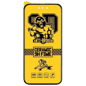 Folie de protectie Ceramica Flippy®, Transparenta HD, 9H, pentru Apple iPhone 11 margini negre