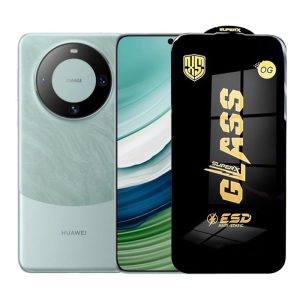 Folie de Protectie pentru Huawei Mate 60, Flippy, Sticla Securizata ESD, Margini Negre, Rezistenta la Zgirieturi, Antistatica, 0.35 mm, Transparenta
