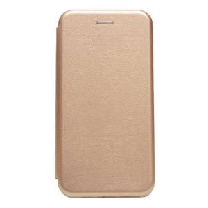 Husa de protectie Flippy compatibila cu Apple iPhone 11 Pro Magnet Book Case Auriu