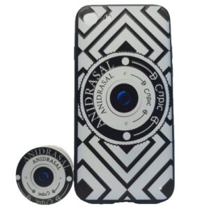 Husa Apple iPhone 6/6S Multicolor Model Camera Foto + Suport inclus
