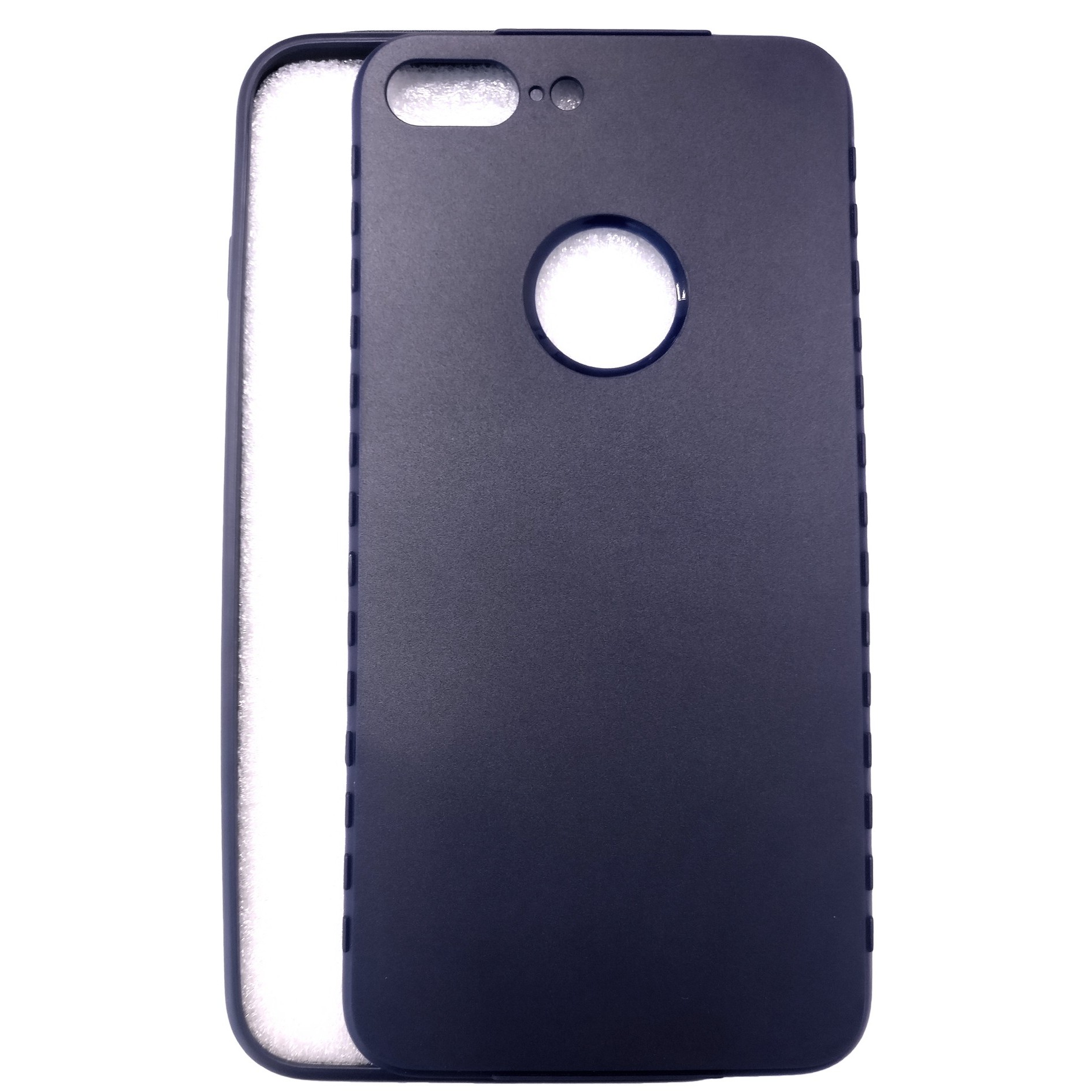 Husa Apple iPhone 7 Plus Full Silicone Albastru