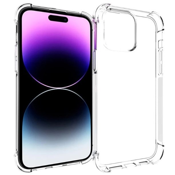 Husa de protectie Flippy, TPU, pentru Apple iPhone 15 Pro, Antisoc, Protectie colturi, Rezistenta la impact, 1.5 mm, Transparenta