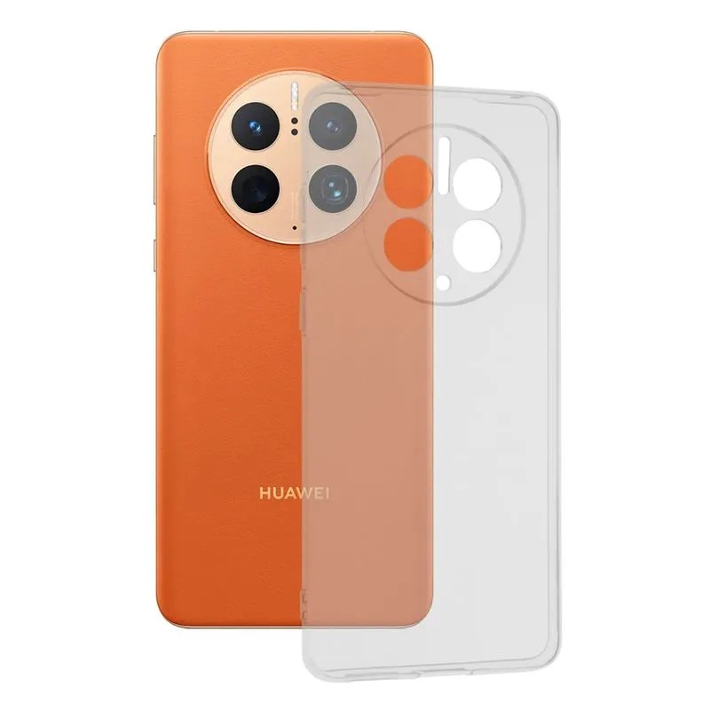 Husa de Protectie, Flippy, Compatibila cu Huawei Mate 50 Pro, TPU, Transparent