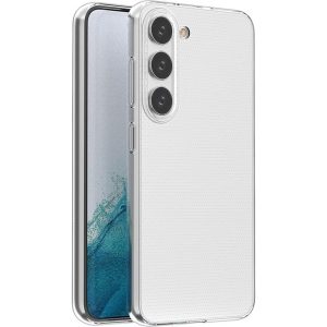Husa de Protectie, Flippy, Compatibila cu Samsung Galaxy S23 FE 5G, TPU, Transparent
