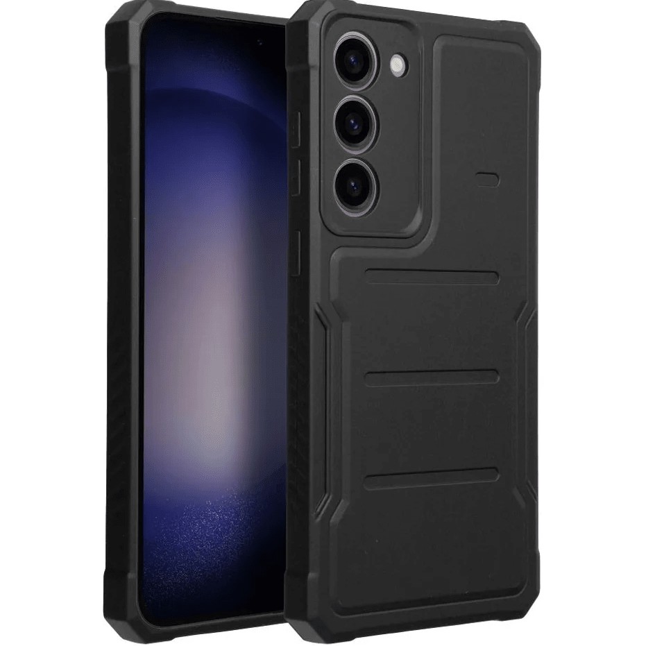 Husa de Protectie, Flippy, pentru Samsung Galaxy S10 Lite, Defender Model 1, silicon, plastic, Negru