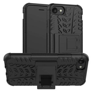 Husa Flippy compatibila cu Apple iPhone X Defender Model 3 cu Suport, Negru