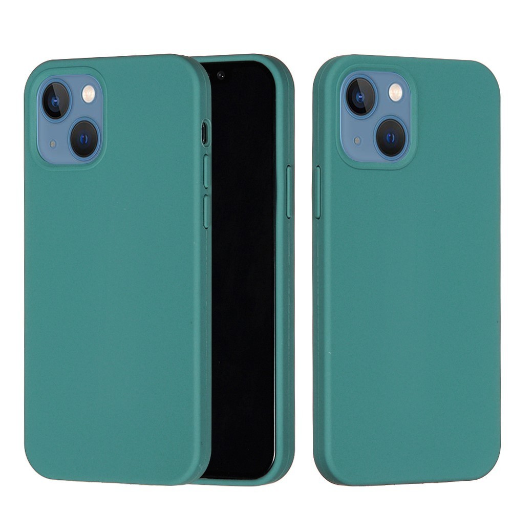Husa protectie Flippy compatibila cu Apple iPhone X/XS Liquid Silicone Verde