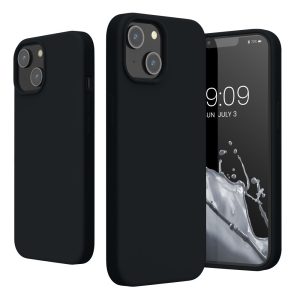 Husa protectie Flippy compatibila cu Samsung A11 Liquid Silicone Case Negru