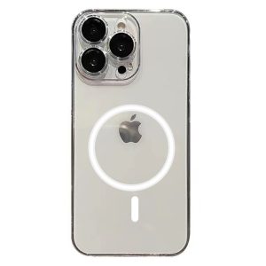 Husa protectie Flippy pentru Apple iPhone  11, MagSafe Silicone, Protectie si folie camera inclusa, protectie camera, Transparent