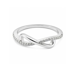 Inel Argint 925, Infinit Mare cu Zirconiu M 54