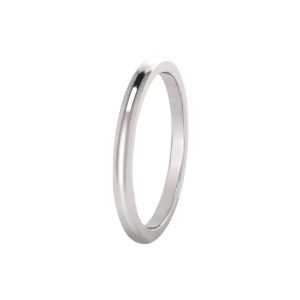 Inel pentru Dama, Jolie, Inel din Argint 925, Tip Verigheta, Marimea 45, 12 mm, Argintiu