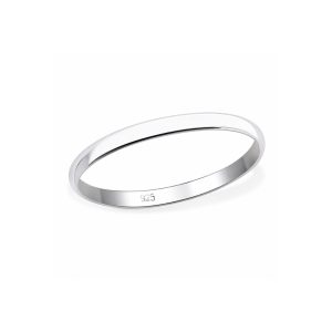Inel din Argint 925, Jolie Silver, Model Verighetă Simplă, Design Subțire, Finisaj Lucios, Mărimea 48, Argintiu