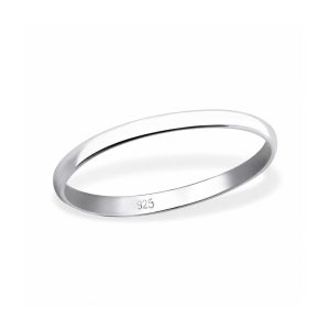 Inel Argint 925 Tip Verigheta Simpla, Marimea 57