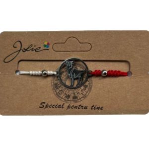 Martisor bratara zodiac, Jolie, 5x9 cm, Berbec