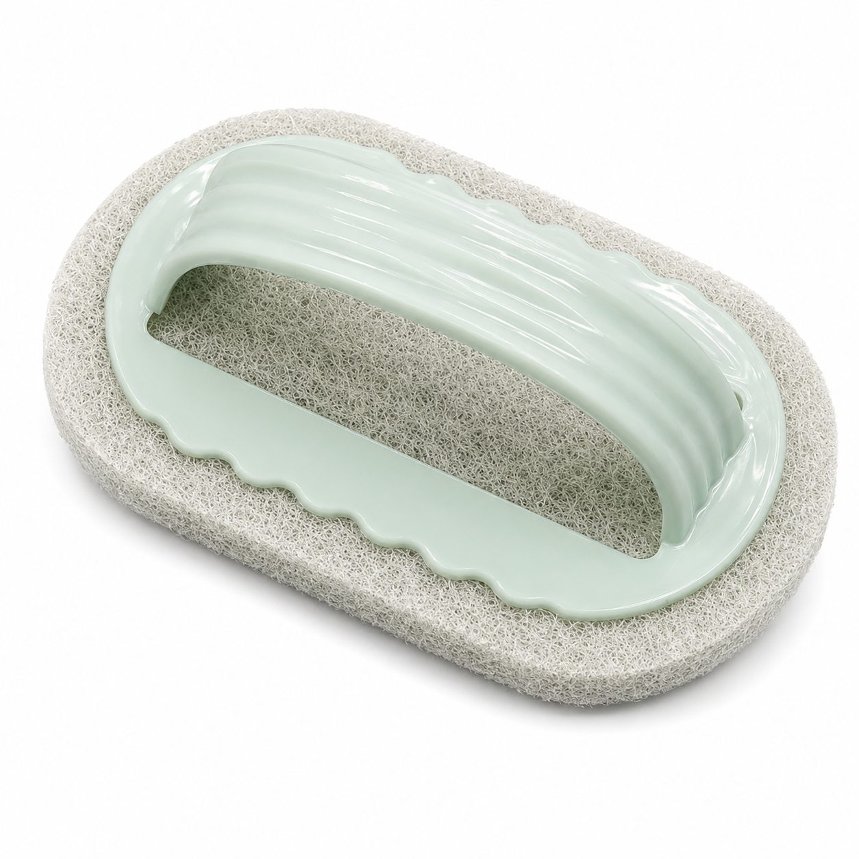 Perie Burete de curatat cu maner, Flippy, perie pentru gresie, baie, Bucatarie, Verde