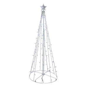 Pom luminos decorativ, Flippy, 480 Led, alb cald+flash, 1.8 M