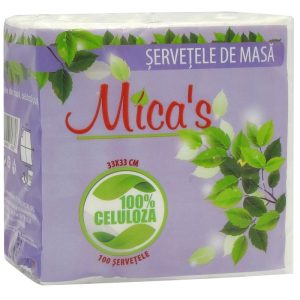 Servetele, Micas, Masa 1STR 33x33cm 100 buc