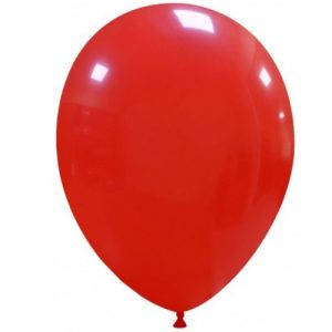Set 12 Baloane, Flippy, din Latex Standard, 25 cm, Rosu