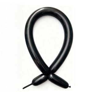 Baloane de Modelaj, Flippy, Set 50 bucati, Model Standard, din Latex, 30 x 1.5 cm, 1.8 g per unitate, pana la 150 cm, Negru