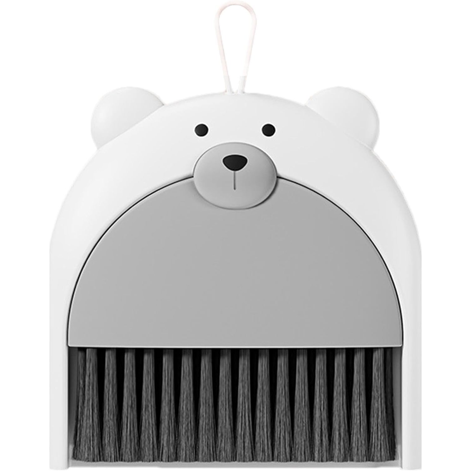Set Matura si Faras, Flippy, Pentru Birou, din PP, Model Ursulet, 23.5 x 18 cm, Gri