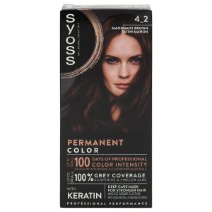 Vopsea pentru Par, Syoss Professional, 4-2 Saten Mahon